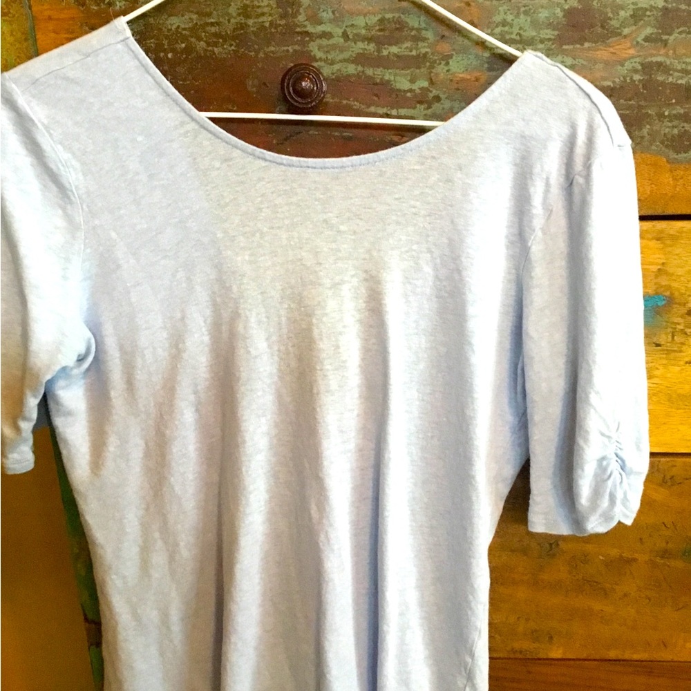 Baby blue top